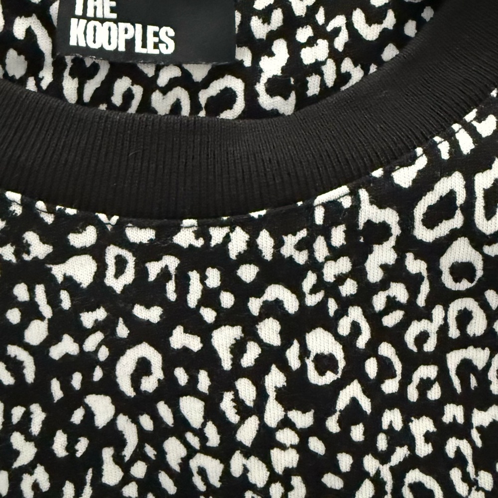 Kooples cheetah print tee.